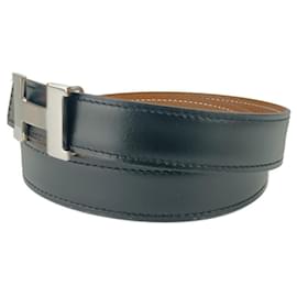 Hermès-Hermes Mini Constance Belt-Brown,Black,Silvery