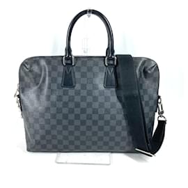 Louis Vuitton-Louis Vuitton Damier Graphite Briefcase-Black
