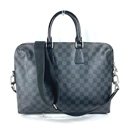 Louis Vuitton-Louis Vuitton Damier Graphite Briefcase-Black