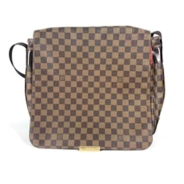 Louis Vuitton-Bolsa transversal Damier Bastille Louis Vuitton-Marrom,Damier ebene