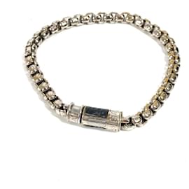 Louis Vuitton-Louis Vuitton Monogram Eclipse Charm Bracelet-Black,Silvery