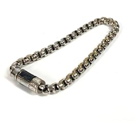 Louis Vuitton-Louis Vuitton Monogram Eclipse Charm Bracelet-Black,Silvery