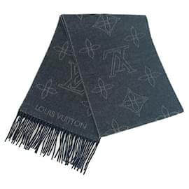 Louis Vuitton-Louis Vuitton Flight Mode Scarf-Black