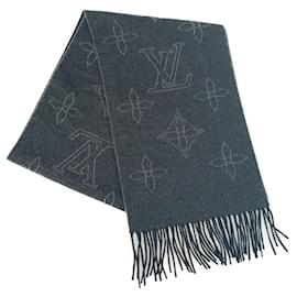 Louis Vuitton-Louis Vuitton Flight Mode Scarf-Black