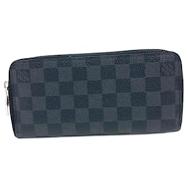 Louis Vuitton-Louis Vuitton Damier Graphite Long Wallet-Black
