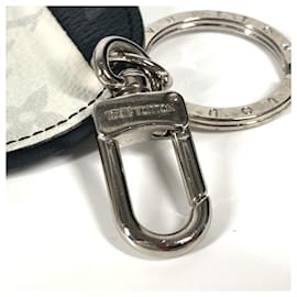 Louis Vuitton-Louis Vuitton Monogram Portocle Il Store Bag Charm Keychain-Brown,Black