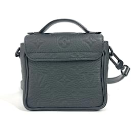 Louis Vuitton-Bolsa S Lock em Taurillon Monogram da Louis Vuitton-Preto
