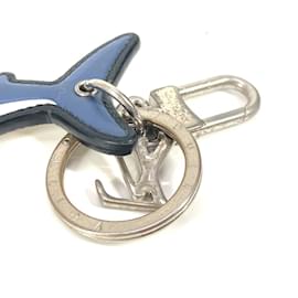 Louis Vuitton-Louis Vuitton Portocle LV Shark Bag Charm Keychain-White,Blue
