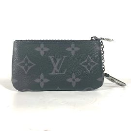 Louis Vuitton Monogram Eclipse Coin Purse Black