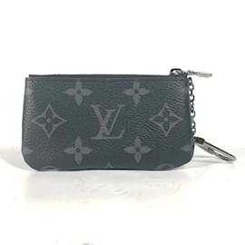 Louis Vuitton-Louis Vuitton Monogram Eclipse Coin Purse-Black