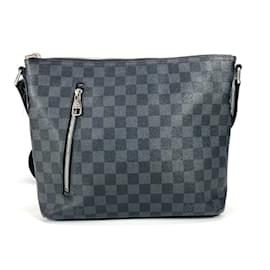 Louis Vuitton-Bolsa Mick PM Damier Graphite Louis Vuitton-Preto