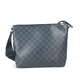 Louis Vuitton-Bolsa Mick PM Damier Graphite Louis Vuitton-Preto