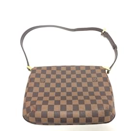 Louis Vuitton-Bolsa Musette Tango Louis Vuitton-Damier ebene