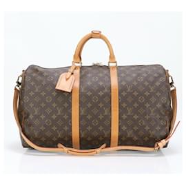 Louis Vuitton-Louis Vuitton Monogram Keepall Bandouliere 50-Brown