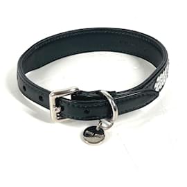 Miu Miu-Miu Miu Rhinestone Dog Collar-Black