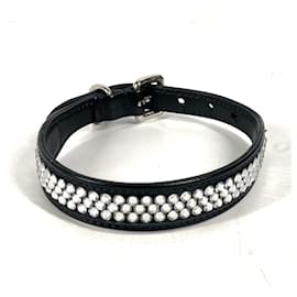Miu Miu-Miu Miu Rhinestone Dog Collar-Black