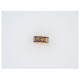 Autre Marque-NINE RING MICHAELA FREY FREYWILLE MISS T50 PRINTED GOLD ENAMEL RING-Golden