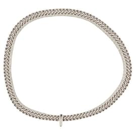 Mauboussin-NEUF BRACELET MAUBOUSSIN MOI NON PLUS 16CM ACIER ARGENTE & DIAMANTS BOITE-Argenté