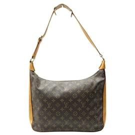 Louis Vuitton-BOLSA VINTAGE LOUIS VUITTON LV BOULOGNE 35 M51264 EM CANVAS MONOGRAMA-Marrom