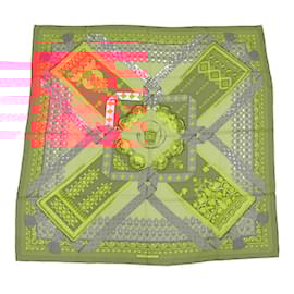 Hermès-Hermes Carre 90 Silk Scarf in Red-Red