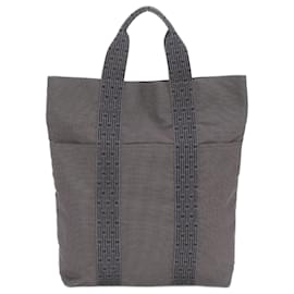 Hermès-Hermes Air Line Cabas Shoulder Bag in Gray-Brown
