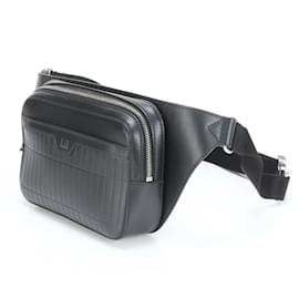 Alfred Dunhill-Dunhill Leather Body Bag-Black