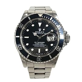 Rolex-Rolex 16610 Submariner Date Men's Watch-Black,Silvery