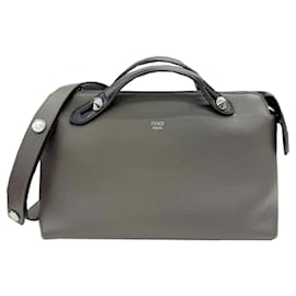 Fendi-Sac à main Fendi By the Way moyen gris-Marron