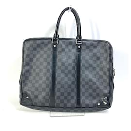 Louis Vuitton-Louis Vuitton Damier Graphite Handbag-Black,Other