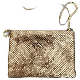 Pochette Paco Rabanne Maille Dorée Doré