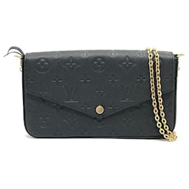 Louis Vuitton-Bolsa de Ombro Pochette Felicie Louis Vuitton-Preto