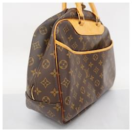 Louis Vuitton-Bolsa Deauville Monogram Louis Vuitton-Marrom
