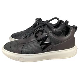 MCM Herren Sneaker aus Leder Grau Grau