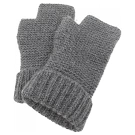 Hermès-Hermes Cashmere Warm Gloves-Brown