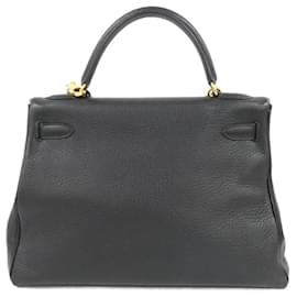 Hermès-Sac à main Hermes Kelly 32 cm-Noir