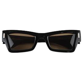 Salvatore Ferragamo-Black sunglasses-Black