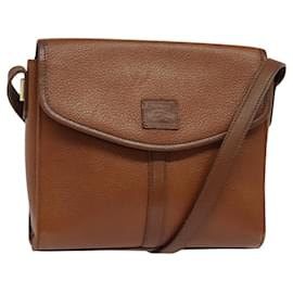 Autre Marque-Burberrys Shoulder Bag Leather Brown Auth ep7917-Brown