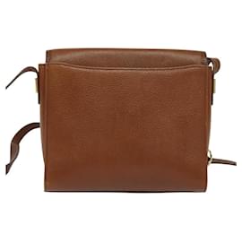 Autre Marque-Burberrys Shoulder Bag Leather Brown Auth ep7917-Brown