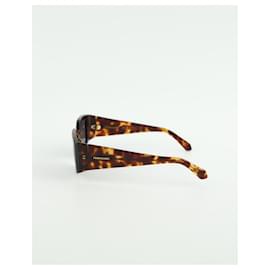 Salvatore Ferragamo-Brown sunglasses-Brown