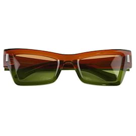 Salvatore Ferragamo-Brown sunglasses-Brown