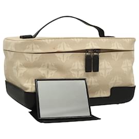 Autre Marque-BOTTEGA VENETA Vanity Cosmetic Pouch Canvas Beige Auth bs23916-Beige