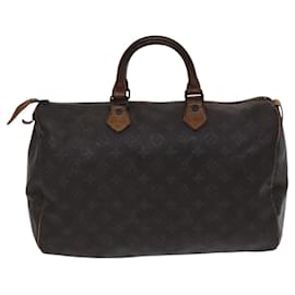 Louis Vuitton-LOUIS VUITTON Bolsa de Mão Monogram Speedy 35 M41524 LV Auth hk2311-Monograma