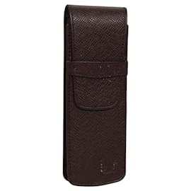 Louis Vuitton-LOUIS VUITTON Taiga Dog Solo Pen Case Mahogany LV Auth bs24147-Brown