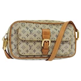Louis Vuitton-LOUIS VUITTON Bolsa de Ombro Monogram Mini Juliet MM Azul M92004 LV Auth MY304-Azul