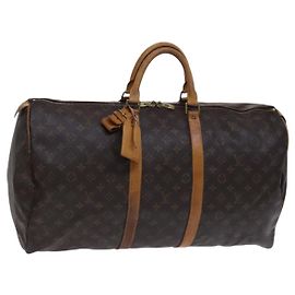 LOUIS VUITTON Monogram Keepall 55 Bolsa Boston M41424 LV Auth EC541 Monograma