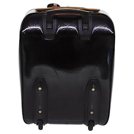 Louis Vuitton-LOUIS VUITTON Monogram Vernis Pegas 45 Suitcase Amarante M91277 LV Auth MY187-Dark red