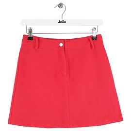 Courreges Mini falda de algodón roja Roja
