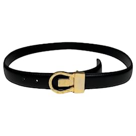 Céline-CELINE Belts T.cm 95 Leather-Black