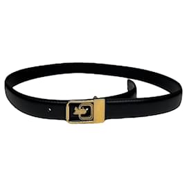 Céline-CELINE Belts T.cm 95 Leather-Black