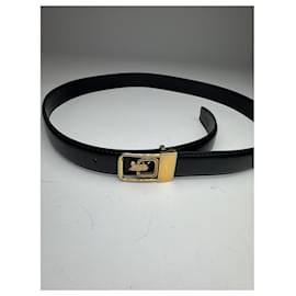 Céline-CELINE Belts T.cm 95 Leather-Black